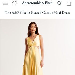 Abercrombie and Fitch Giselle cutout maxi dress
